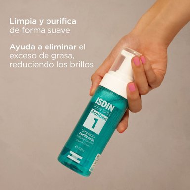 SET TRATAMIENTO FACIAL ISDIN DUO FOTOPROTECCION FUSION WATER + LIMPIEZA PURIFICANTE PIEL MIXTA A GRASA - 2