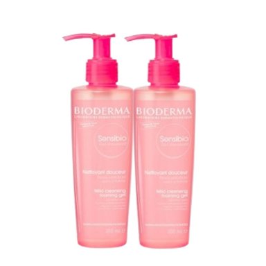 PACK 2 TRATAMIENTO FACIAL BIODERMA SENSIBIO GEL MOUSSANT 200 ML - 1