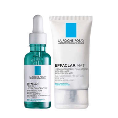SET TRATAMIENTO FACIAL LA ROCHE POSAY CUIDADO IMPERFECCIONES EFFACLAR DUO SERUM + HIDRATACION EFFACLAR - 1