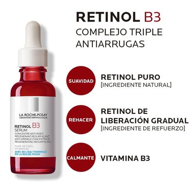 PACK 2 TRATAMIENTO FACIAL LA ROCHE POSAY CUIDADO ANTIEDAD RETINOL B3 - 2