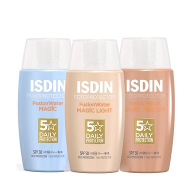 SET TRATAMIENTO FACIAL ISDIN TRIO BLOQUEADOR FUSION WATER OIL CONTROL - 1