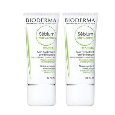 SET HIDRATANTE FACIAL BIODERMA SEBIUM DUO MAT CONTROL 30 ML - 1