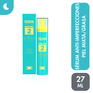 TRATAMIENTO FACIAL ISDIN ACNIBEN NIGHT CONCENTRATE ANTI-IMPERFECCIONES 27 ML - 1