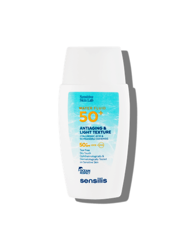 PROTECTOR SOLAR FACIAL SENSILIS WATERFLUID 50+ ULTRALIGERO - 1