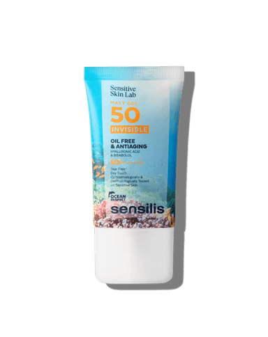 PROTECTOR SOLAR FACIAL SENSILIS INVISIBLE MATT GEL 50+ TODO TIPO PIEL 40 ML - 1
