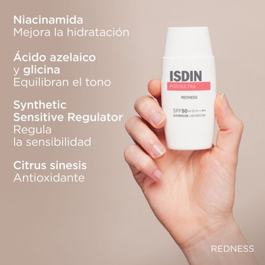 TRATAMIENTO FACIAL ISDIN FOTOULTRA FOTOPROTECTOR REDNESS SPF 50 50 ML - 2