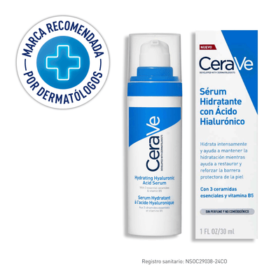 TRATAMIENTO FACIAL CERAVE SERUM HIDRATANTE ACIDO HIALORONICO 30 ML - 1