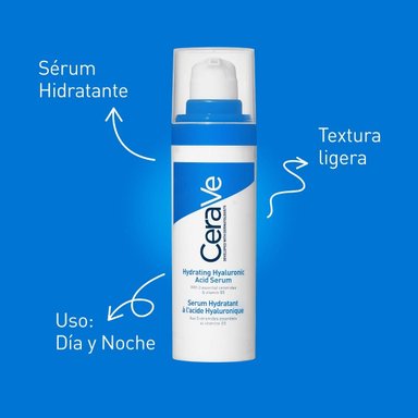TRATAMIENTO FACIAL CERAVE SERUM HIDRATANTE ACIDO HIALORONICO 30 ML - 2