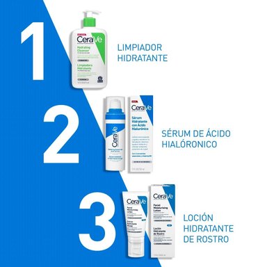 TRATAMIENTO FACIAL CERAVE SERUM HIDRATANTE ACIDO HIALORONICO 30 ML - 5
