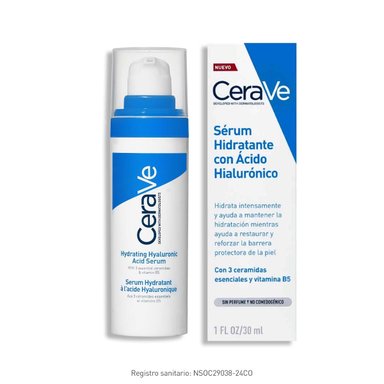 TRATAMIENTO FACIAL CERAVE SERUM HIDRATANTE ACIDO HIALORONICO 30 ML - 6