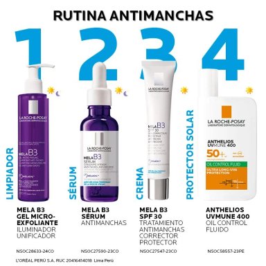 SET TRATAMIENTO FACIAL LA ROCHE POSAY LIMPIEZA ANTIMANCHAS COMPLETO - 2