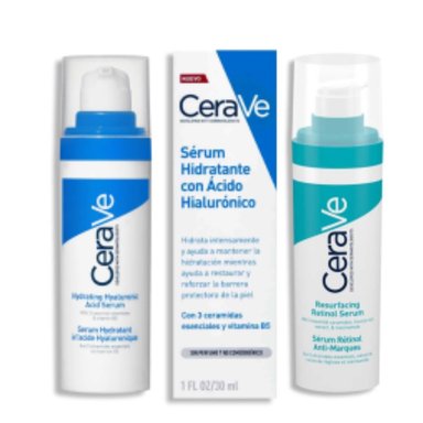 SET TRATAMIENTO FACIAL CERAVE ANTIMANCHAS + HIDRATACION ACIDO HIALORONICO - 1