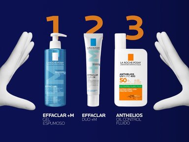 PROTECTOR SOLAR FACIAL LA ROCHE POSAY ANTHELIOS UVMUNE 400 OIL CONTROL FLUIDO INVISIBLE BLOQUEADOR SPF 5O+ 50 ML - 3