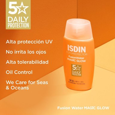 TRATAMIENTO FACIAL ISDIN FOTOPROTECTOR FUSION WATER MAGIC GLOW SPF 30 50 ML - 4