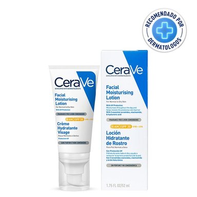 CERAVE CREMA HIDRATANTE FACIAL SPF 30 AM FACIAL MOISTURIZING LOTION 52ML - 1