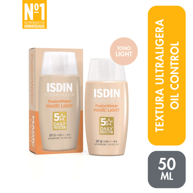 ISDIN FOTOPROTECTOR FUSION WATER MAGIC LIGHT SPF50 50ML - 1