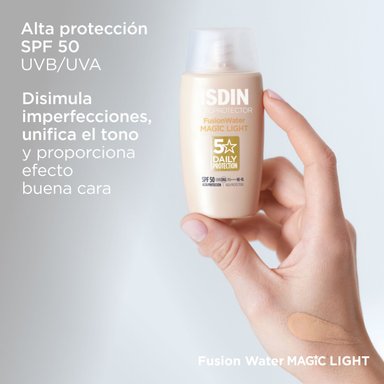 ISDIN FOTOPROTECTOR FUSION WATER MAGIC LIGHT SPF50 50ML - 3