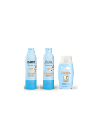 FOTOPROTECTOR PEDIATRICO FUSION WATER 50ML + 2 LOTION SPRAY 250ML - 1