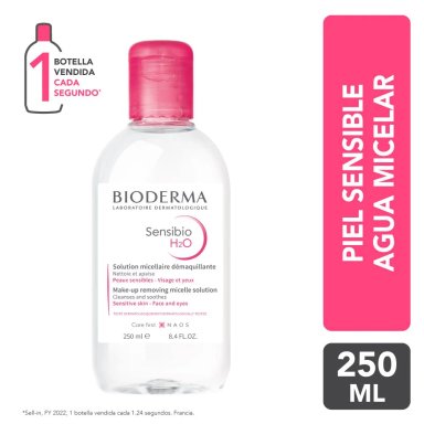 DUO SENSIBIO LIMPIEZA E HIDRATACIÓN PROTECCIÓN PARA EL VERANO: GEL MOUSSANT 200ML +  AGUA MICELAR H2O 250ML - 2