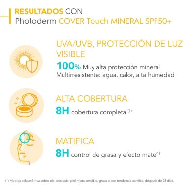 BIODERMA NEW PHOTODERM COVER TOUCH SPF50+ CLAIREE 40GR - 3