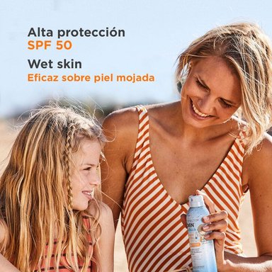 ISDIN FOTOPROTECTOR TRANSPARENT SPRAY WET SKYN PEDIATRICS SPF50+ 250ML - 4