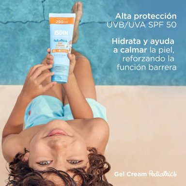DÚO ISDIN FOTOPROTECTOR GEL CREAM PEDIATRICS 50+ 250ML - 3