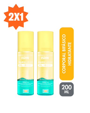 2x1 FOTOPROTECTOR ISDIN HYDROLOTION 50+ 200ML
