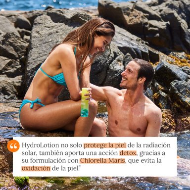 DÚO FOTOPROTECTOR ISDIN HYDROLOTION 50+ 200ML - 6