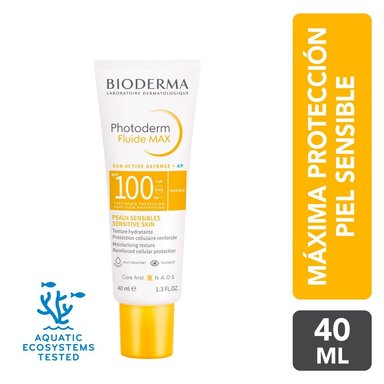 DÚO BIODERMA PHOTODERM FLUIDE INVISIBLE 40ML - MÁXIMA PROTECCIÓN SPF 100 - 2