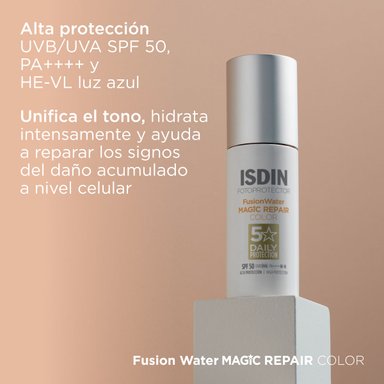 ISDIN FOTOPROTECTOR MAGIC AGE REPAIR FUSION WATER COLOR SFP50 50ML - 3