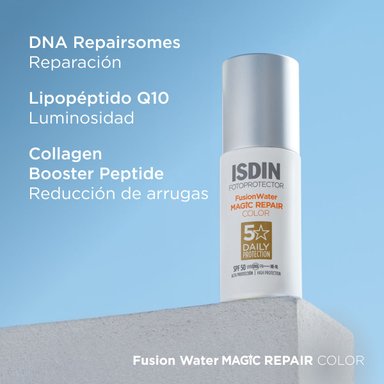 ISDIN FOTOPROTECTOR MAGIC AGE REPAIR FUSION WATER COLOR SFP50 50ML - 5