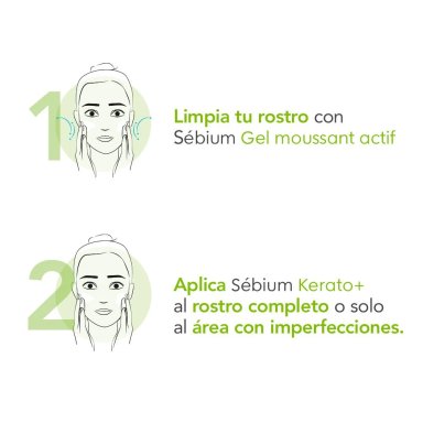 DÚO SEBIUM KERATO+ GEL CREMA ANTI-IMPERFECCIONES 30ML - 6
