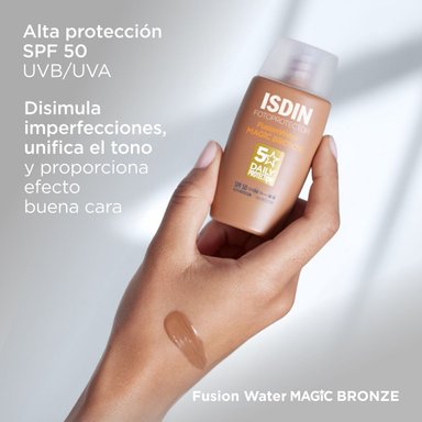 ISDIN  FOTOPROTECTOR FUSION WATER MAGIC BRONZE SPF 50 50ML - 2
