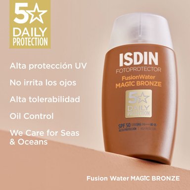 ISDIN  FOTOPROTECTOR FUSION WATER MAGIC BRONZE SPF 50 50ML - 3