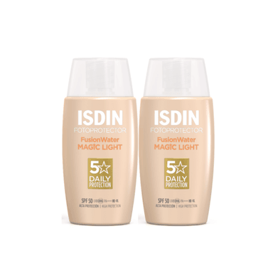 ISDIN DUO FOTOPROTECTOR FUSION WATER MAGIC LIGHT SPF 50 50ML