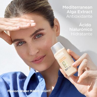 ISDIN DUO FOTOPROTECTOR FUSION WATER MAGIC LIGHT SPF 50 50ML - 5