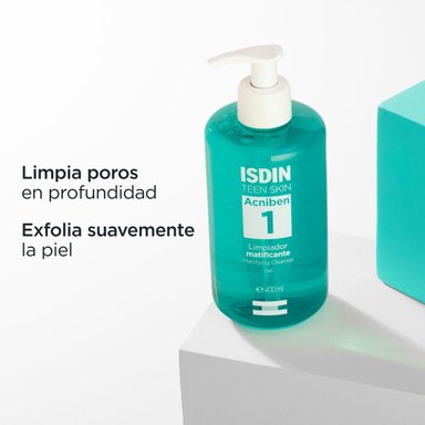 ISDIN ACNIBEN LIMPIADOR MATIFICANTE 400ML - 4