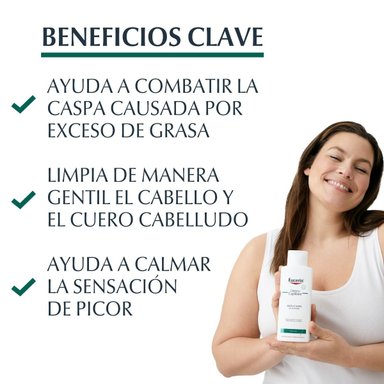 EUCERIN SHAMPOO DERMO CAPILAR ANTICASPA GRASA - 2