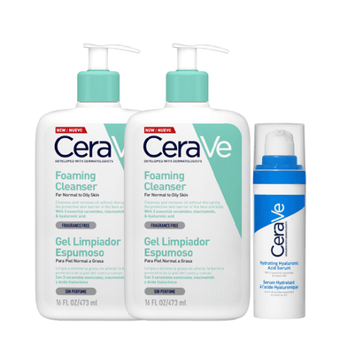 PACK X2 GEL LIMPIADOR ESPUMOSO 473ML + 1 SÉRUM HIDRATANTE - 1