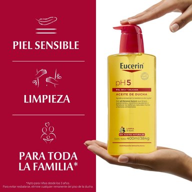 EUCERIN PH5 SHOWER OIL 400 ML - 3