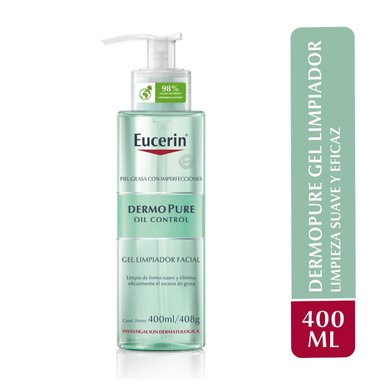 EUCERIN DERMOPURE GEL LIMPIADOR 400ML - 1