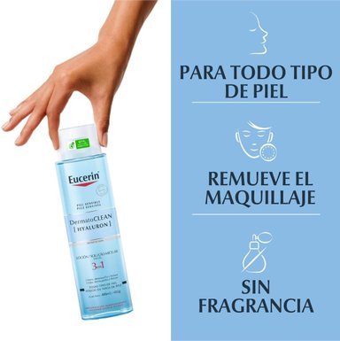 EUCERIN DERMATOCLEAN LOC MICE FAC 3X1 - 5