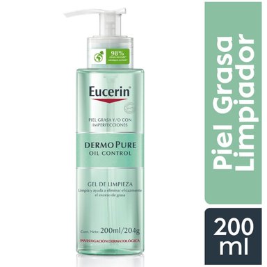 EUCERIN DERMOPURE GEL LIMPIADOR 200ML - 1