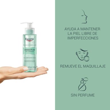 EUCERIN DERMOPURE GEL LIMPIADOR 200ML - 5
