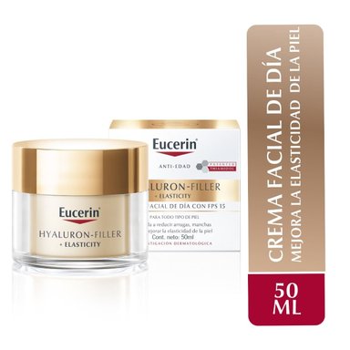 EUCERIN HYALURON FILLER + ELASTICITY LIFT CREMA DE DÍA FPS30 50ML - 1