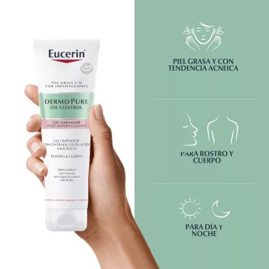 EUCERIN DERMOPURE GEL LIMPIADOR 150ML - 2