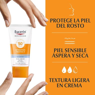 EUCERIN SUN CREMA FACIAL FPS 50 PLUS - 3