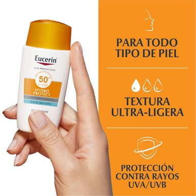 EUCERIN SUN HYDROFLUID FPS 50 50ML - 3