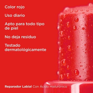 ISDIN REPARADOR LABIAL COLOR ROJO - 5