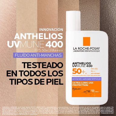 PROTECTOR SOLAR ANTI-MANCHAS LA ROCHE POSAY ANTHELIOS UVMUNE 400 FPS 50+ - 3